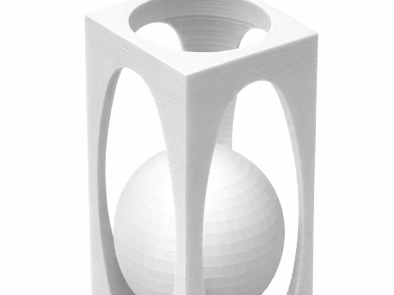 Ball inside of a cube v2