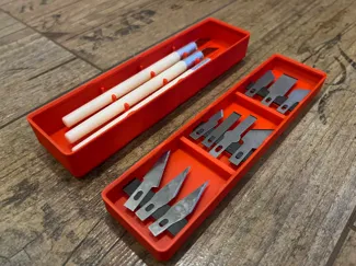 Gridfinity Storage Box for Scalpels and Blades