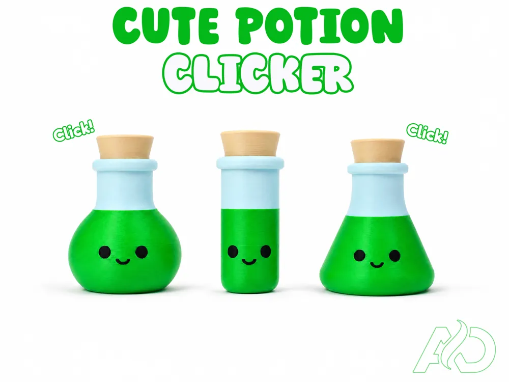 Objeto manipulable: CUTE POTIONS CLICKER. Referencia del modelo original.
