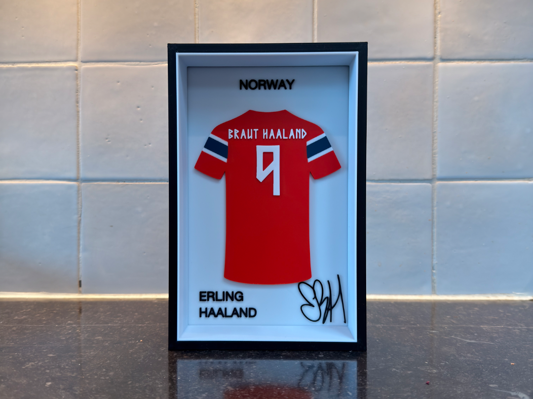 Erling Braut Haaland - Norway - Jersey Frame - 1