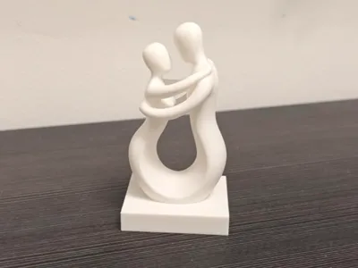 FUSION - Modern Abstract Couple Sculpture