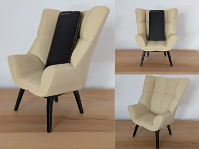 smartphone stand armchair