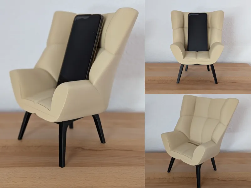 smartphone stand armchair