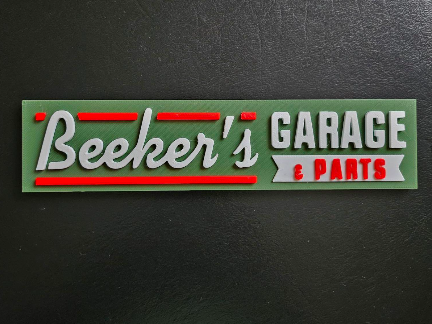 GTA Beeker's Garage and Parts Logo Sign
