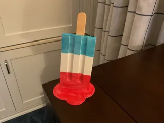 Bomb Pop Popsicle