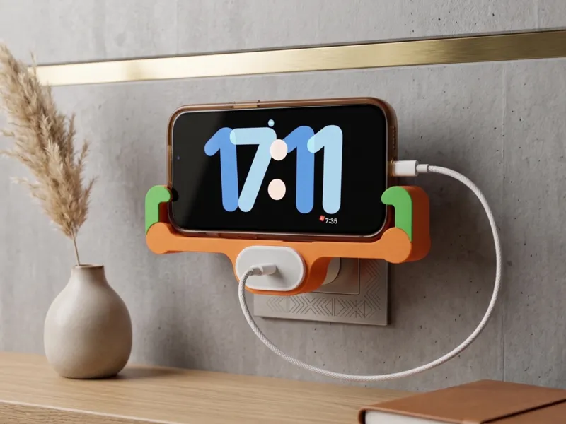 Iphone charger dock universal fit -no hardware req