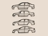 Décoration murale 2D - Modèles VW Jetta — photo 2