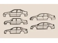 Décoration murale 2D - Modèles VW Jetta — photo 1