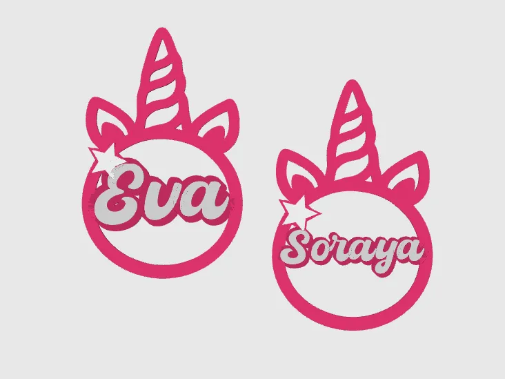 BOULE LICORNE PERSONALISABLE