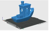 Bateau gadget bleu à imprimer — photo 1