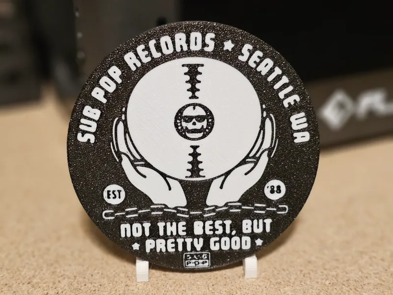 Sub Pop Records Seattle WA Coaster
