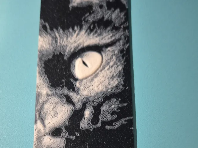 black cat bookmark