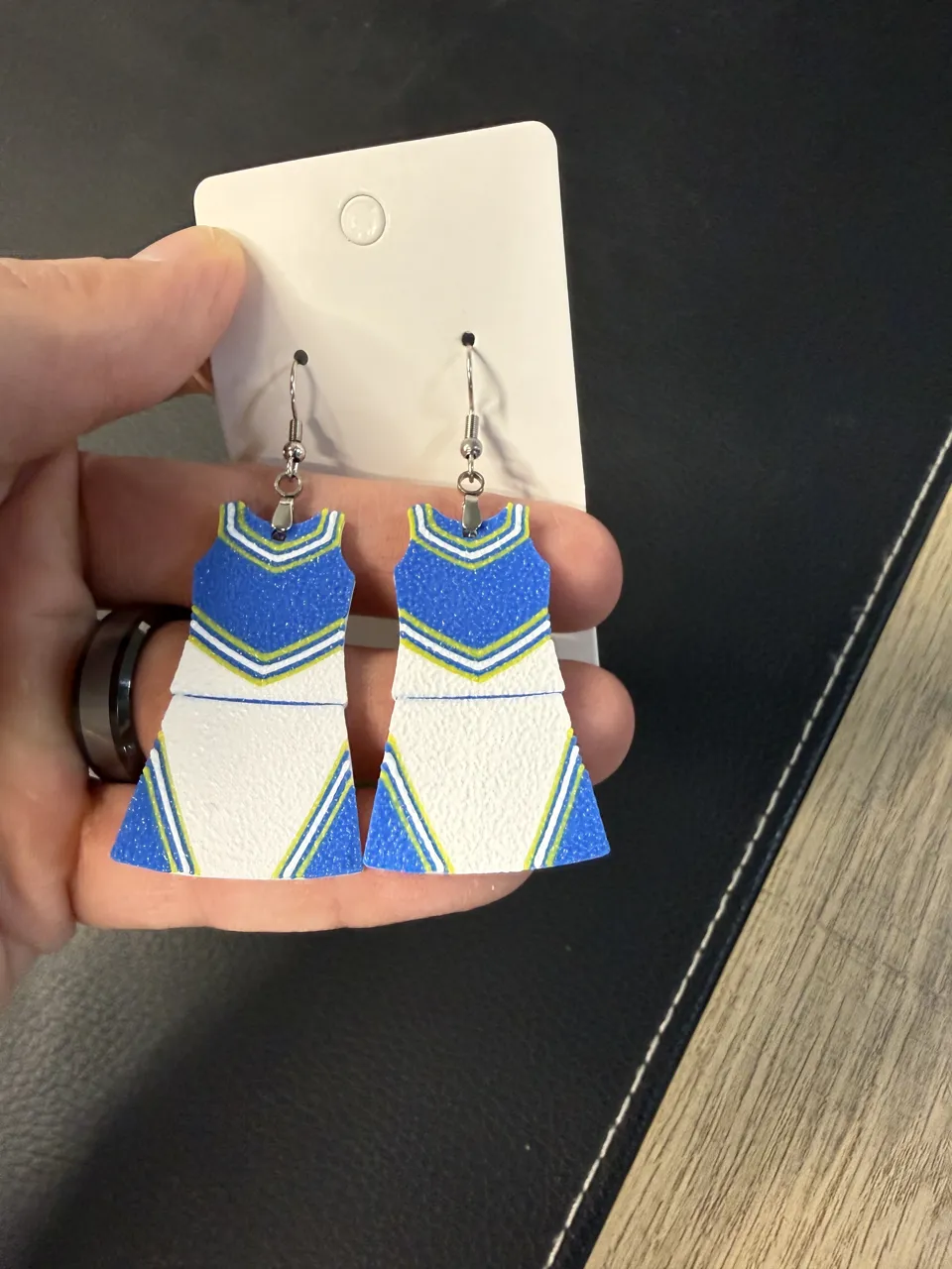 Customizable Cheer Uniform Earrings view 3