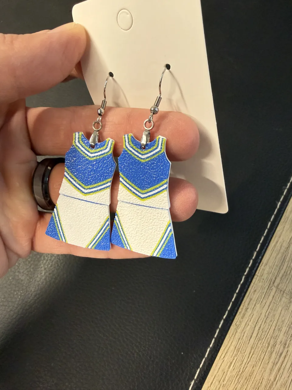 Customizable Cheer Uniform Earrings view 2