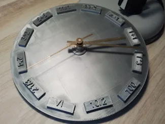 Clock with different calculation methods