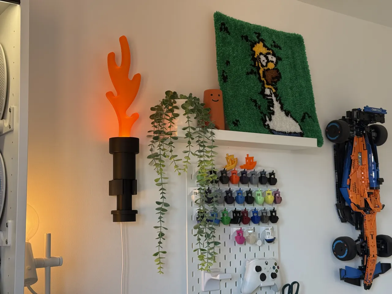 LEGOs Brick Inspired Torch Wall Lamp - LED KIT 001 view 2