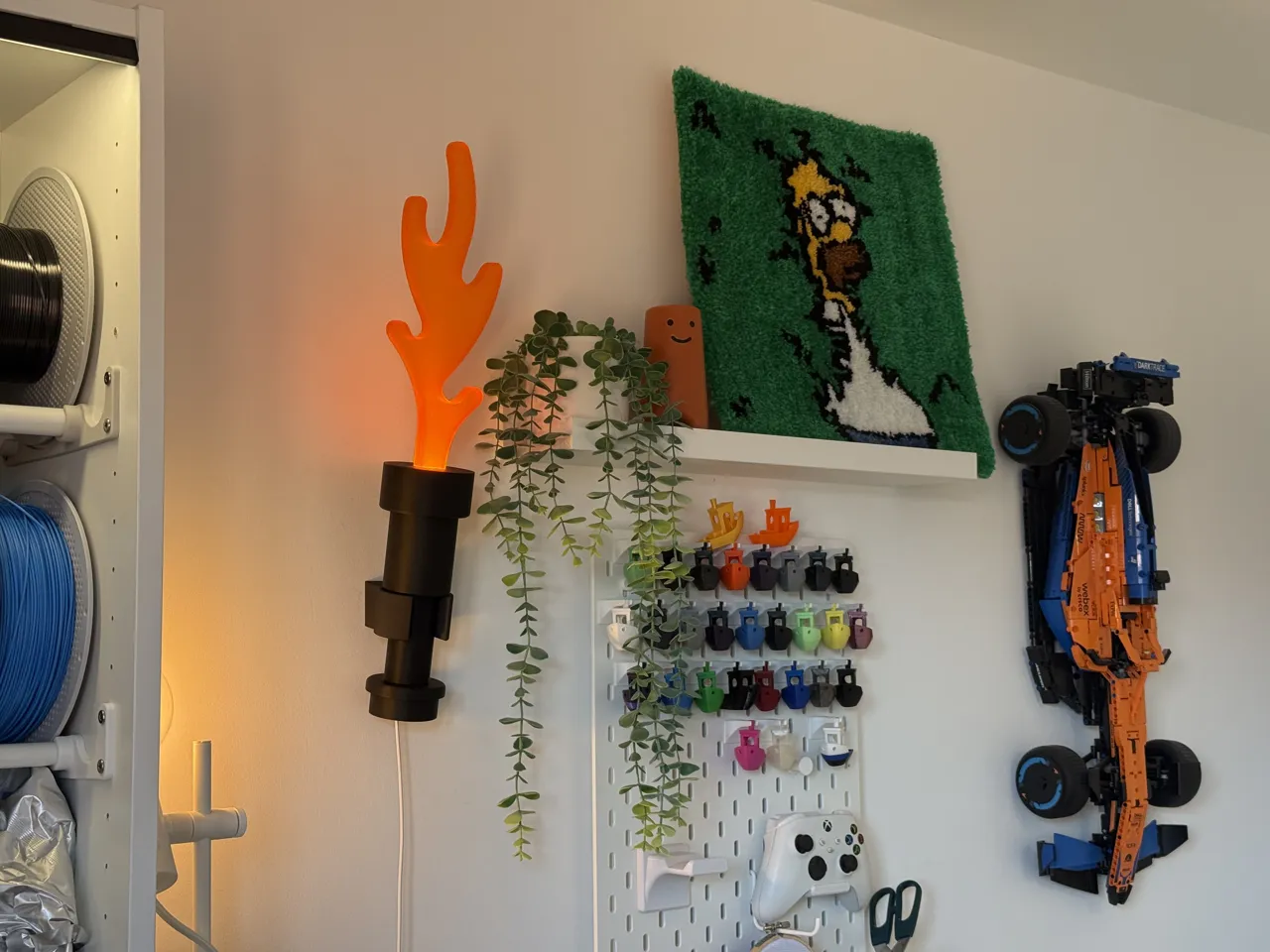 LEGOs Brick Inspired Torch Wall Lamp - LED KIT 001 view 3