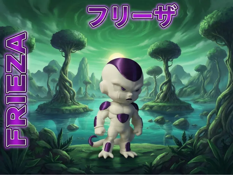 Frieza Dragon Ball chibi 3D printable figure toy