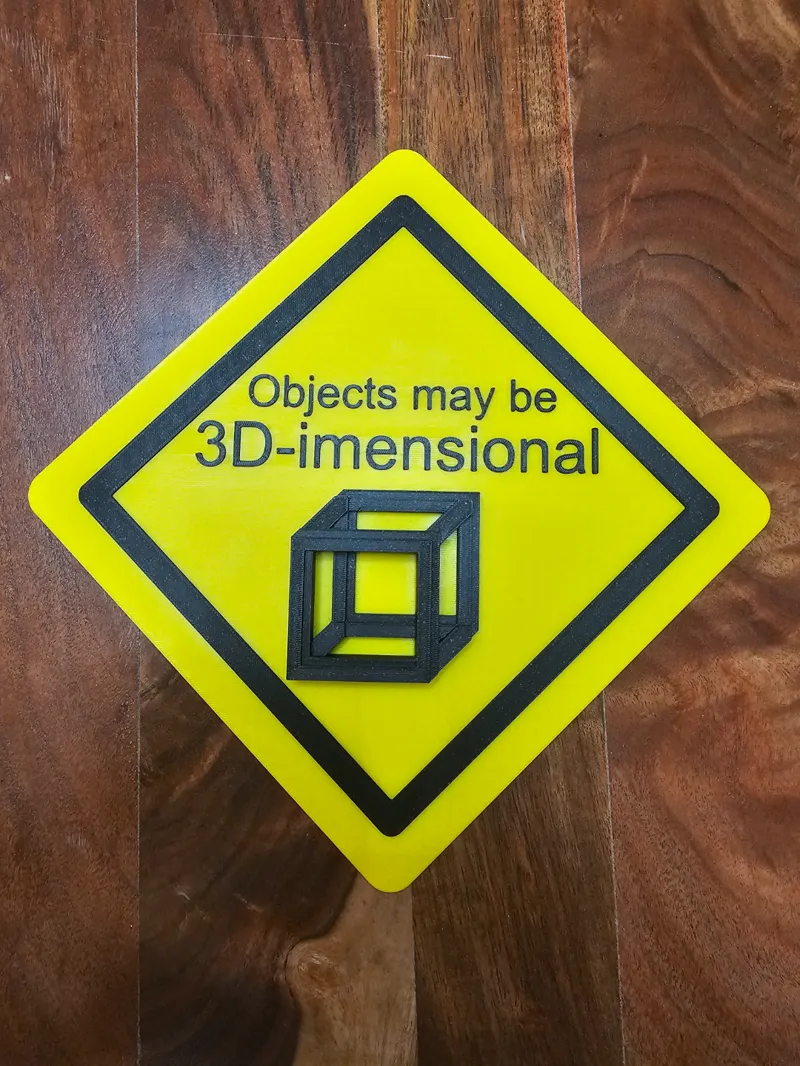 Objects May Be 3D-imensional