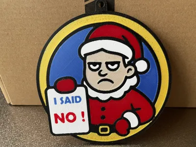 Grumpy Santa