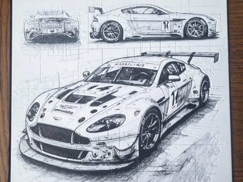 Aston Martin GT3 Sketch