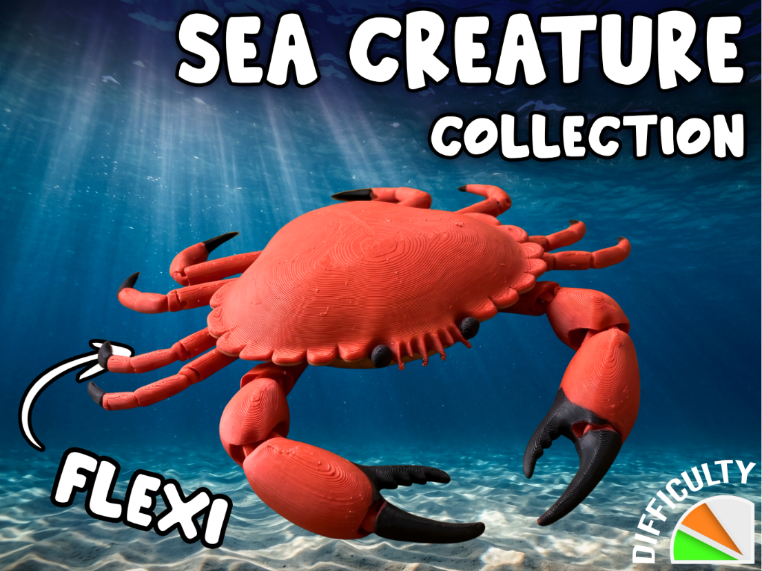Realistic Flexi Crab