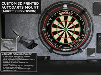 AUTO DARTS SETUP FOR TARGET CORONA LIGHT RING