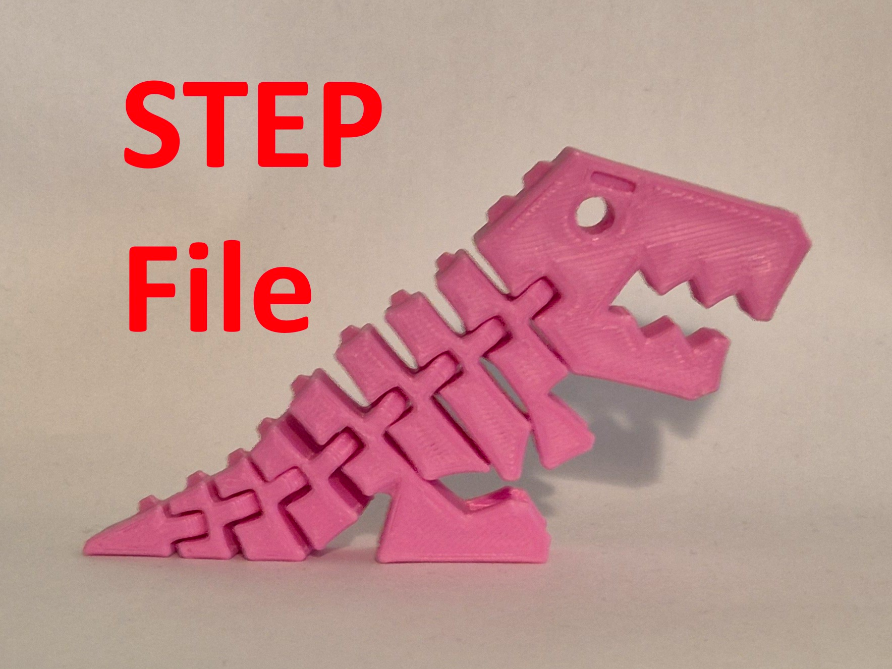 STEP file Flexi Rex with stronger links
