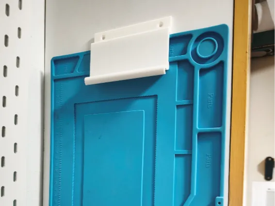 Wall Mount Holder for Silicone Repair Mat