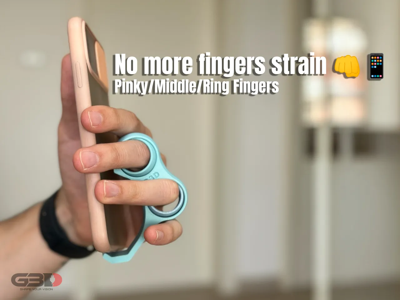 Pinky Buddy | Ergonomic Phone Grip & Fidget view 2