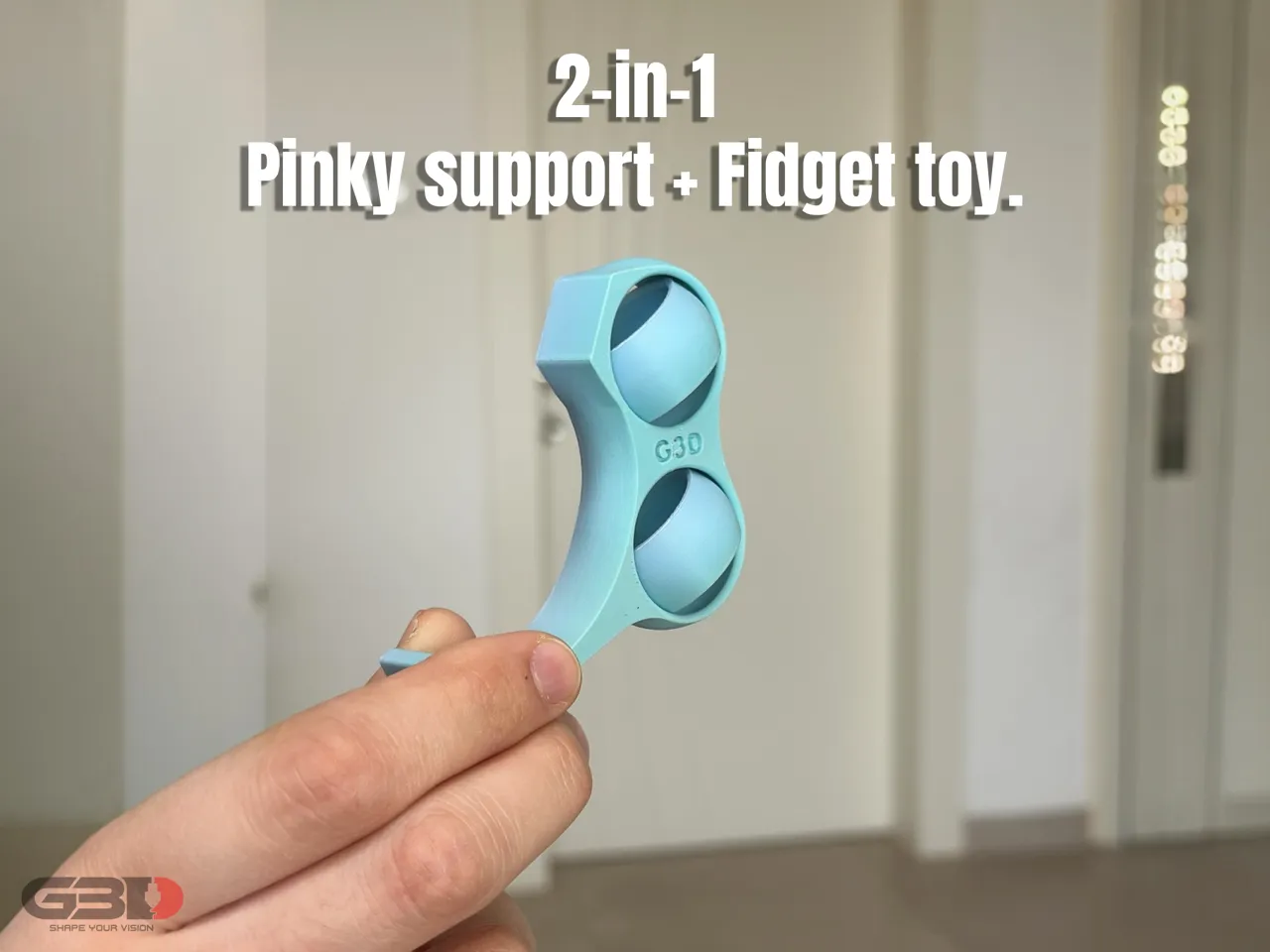 Pinky Buddy | Ergonomic Phone Grip & Fidget view 3