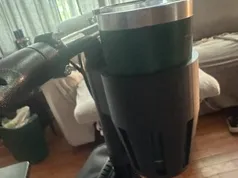 Cup holder for knee scooter