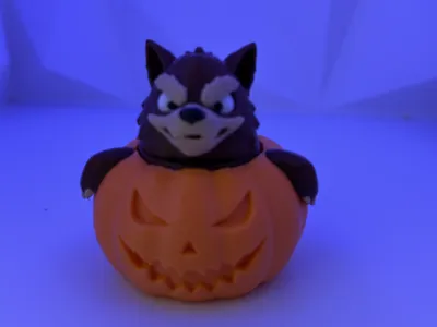 Halloween Pumpkin Werewolf (requires keyboard switch)