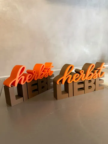 Modelo para impresión 3D: Herbst Liebe — vista de referencia 3