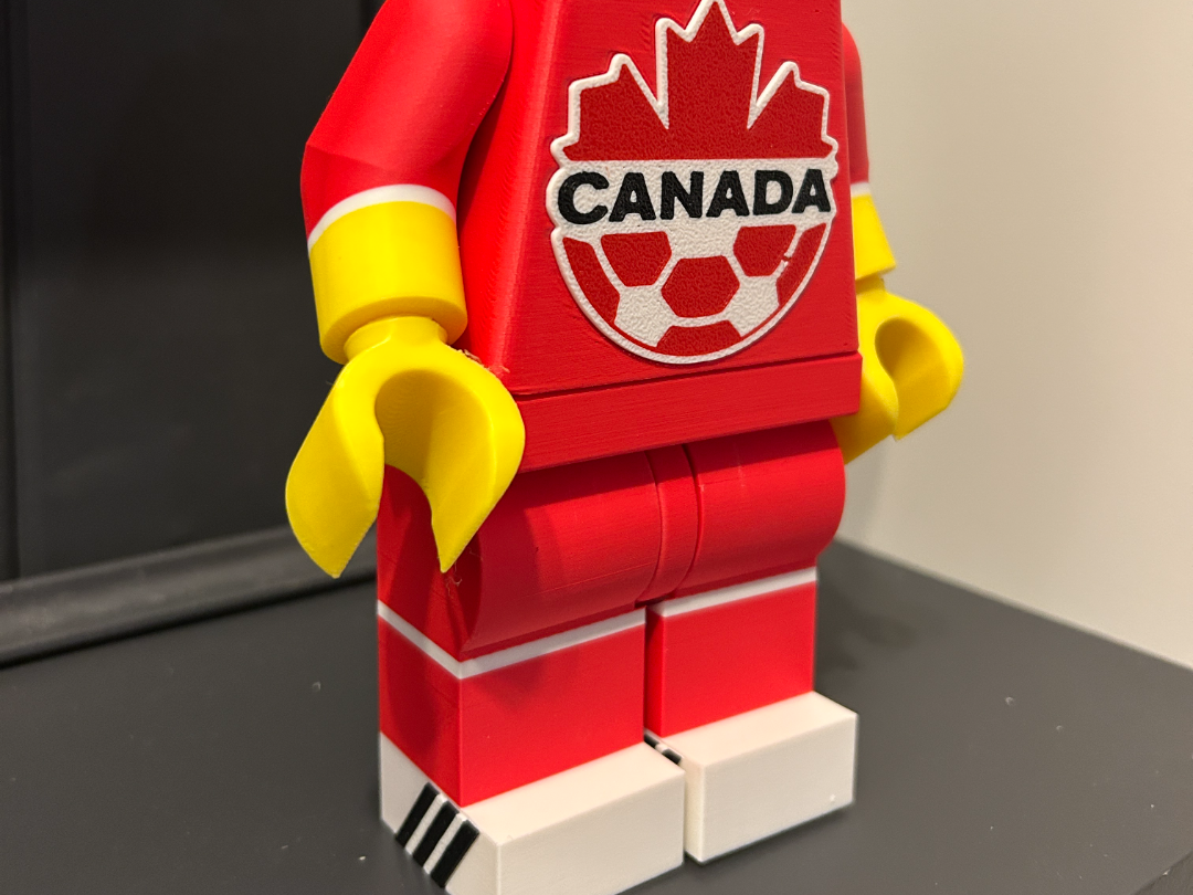 Soccer Canada Brick man World Cup 2026