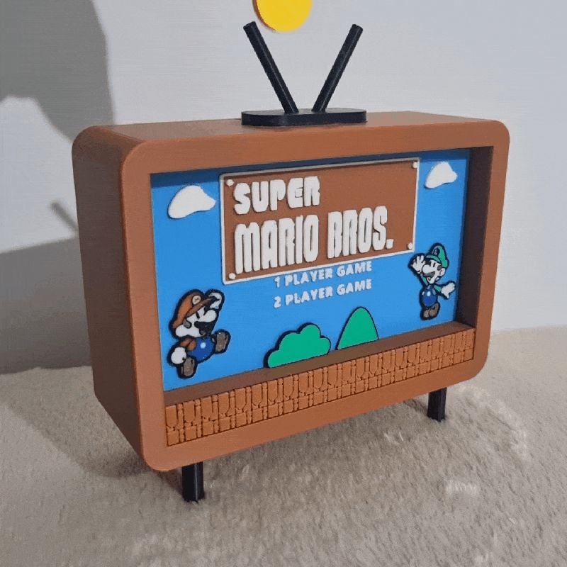 Super Mario Bros Money Box / Retro TV
