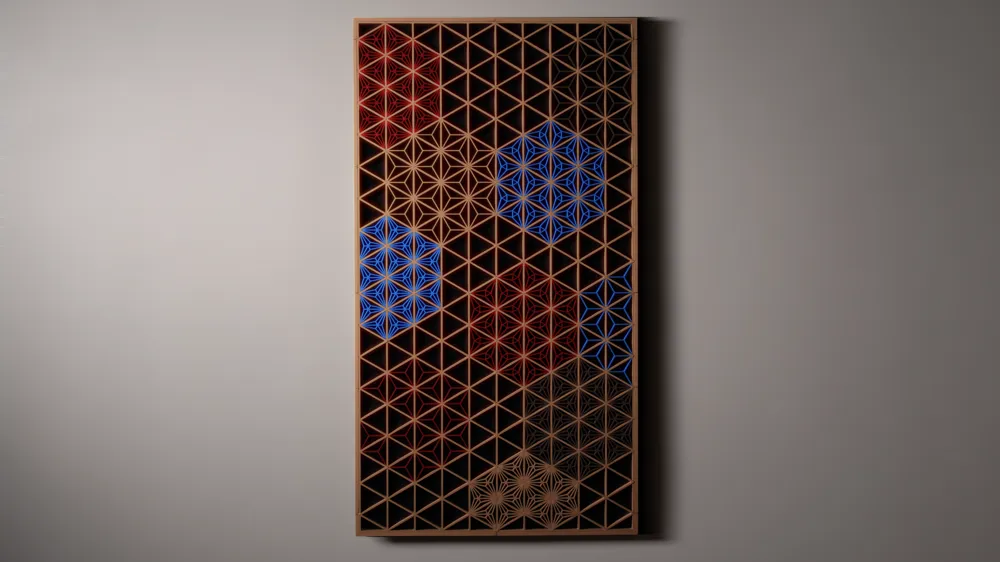 Beta) Large Kumiko Frame Generator by Paper View MakerWorld
