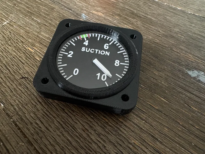 P-51 Mustang Suction Gauge