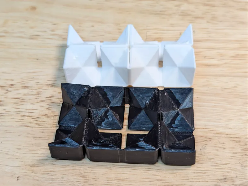 Flexible Yoshimoto cube in TPU (fidget)