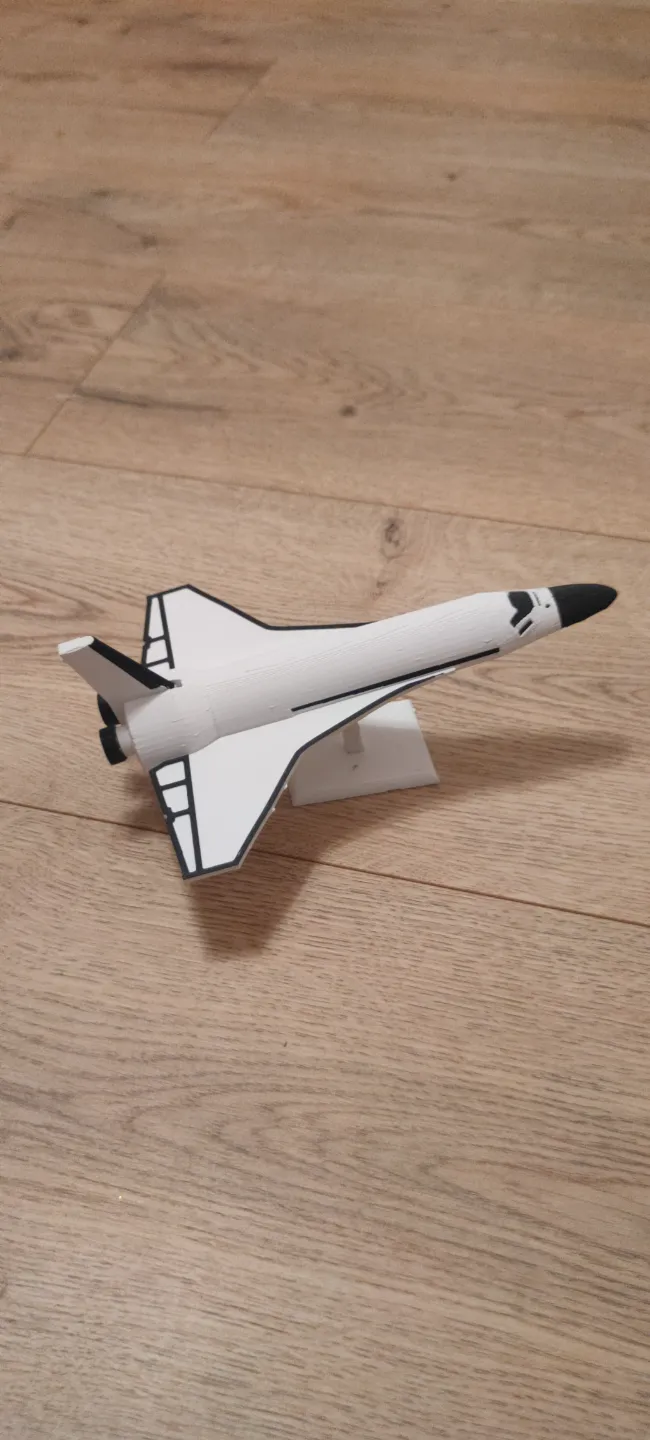 Space shuttle kit card