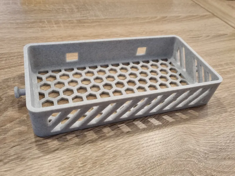 Large Shower Tray with integrated hooks