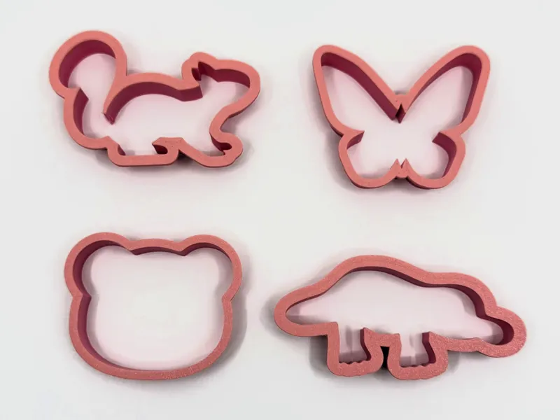 Random Animal Themed Playdough Cutters