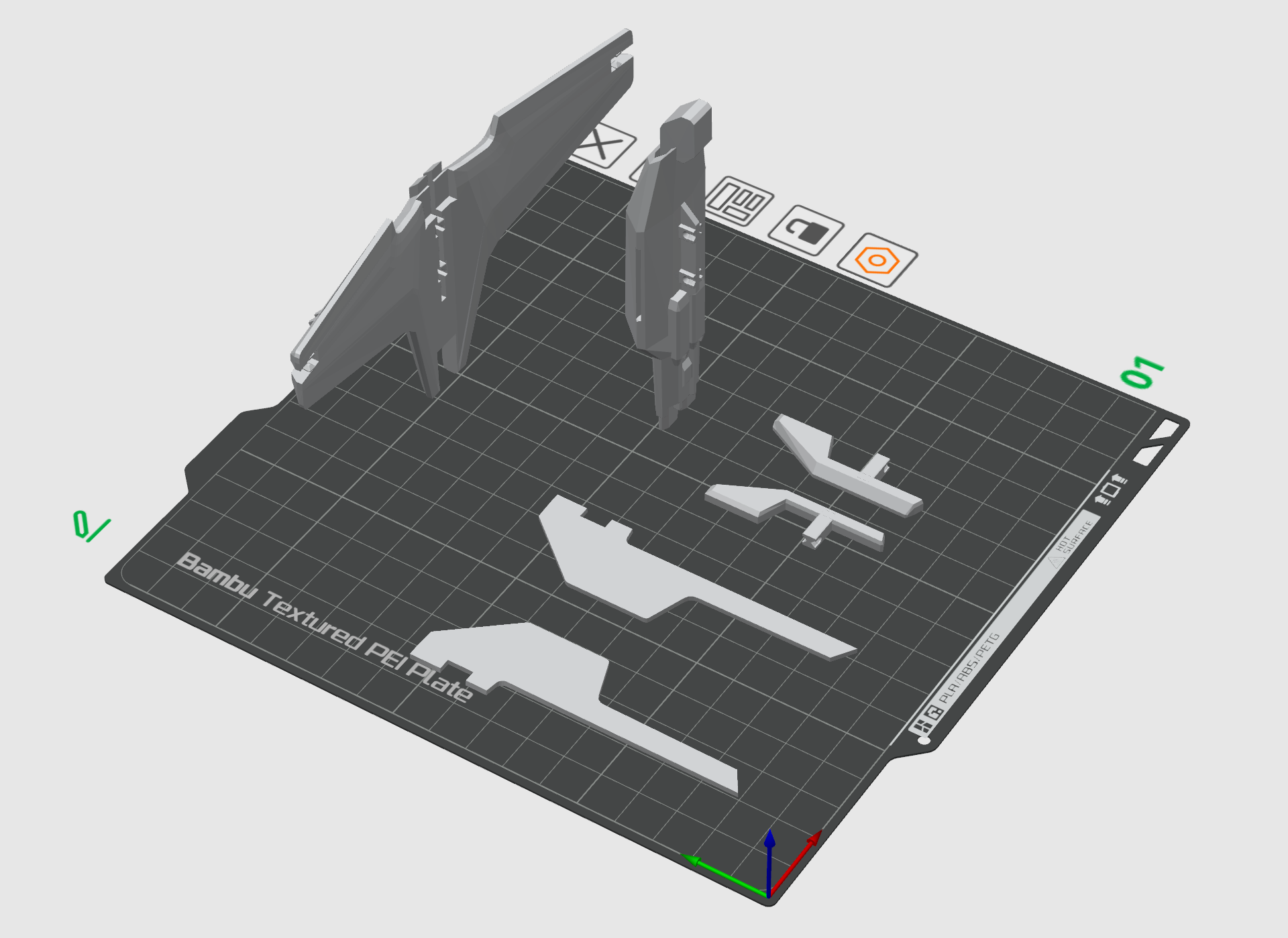 Miniatura 1 do modelo 3D 「赤霄」近战格斗无人机 | 玄兔空中剃刀|零件不多|易于打印