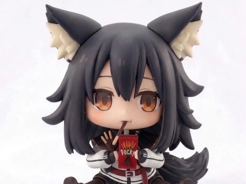 【アークナイツ】可愛さ爆発!ポッキーを食べるお座りテキサス / Texas Eating Pocky