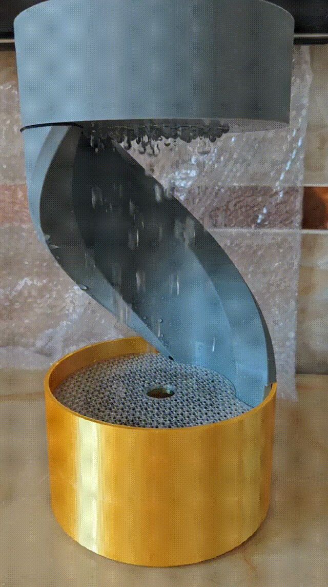 桌面雨滴摆件