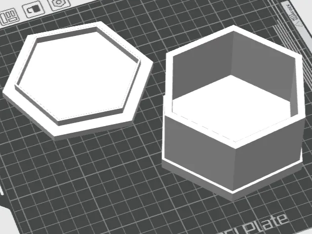 Hex Shaped Box