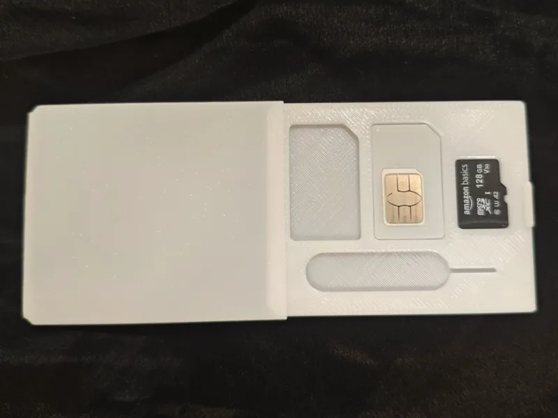 Compact SIM & Micro-SD Card Holder