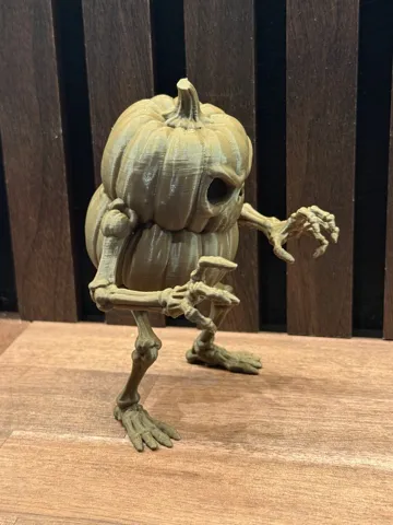 Figura decorativa: Skeleton Pumpkin Halloween Figure — vista de referencia 4