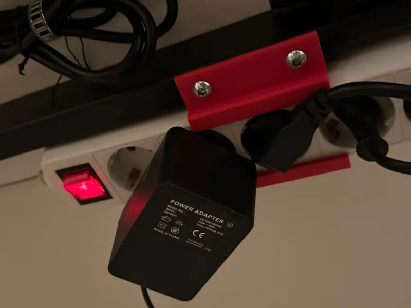 Extension Cord Block Desk Adapter