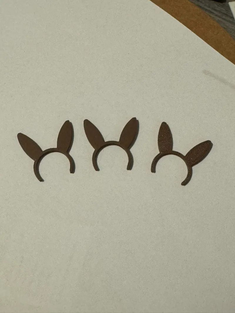 Cute bunny ears to put on finger
